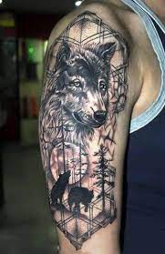 The 85 Best Wolf Tattoos For Men Improb Wolf Tattoo Sleeve Wolf Tattoos Men Best Sleeve Tattoos