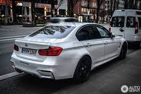 F80 Bmw M3 Sedan In Mineral White Bmw M3 Sedan Bmw Bmw M3