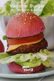 Vegane Burger Patties Aus Bohnen Gesund Und Lecker Mrs Flury Rezept Vegane Burger Vegane Vegane Burger Rezepte