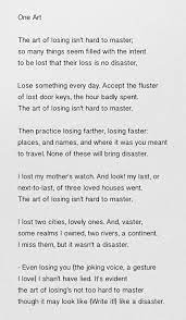 One Art Elizabeth Bishop A Beautiful Poem For Use In Ministry With Those Grieving Or Anticipating Los One Art Elizabeth Bishop Poetry Words Elizabeth Bishop