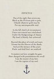 Invictus By William Ernest Henley Quotable Quotes Cool Words Words Of Wisdom