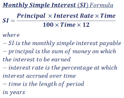 Simple Interest Si Calculator