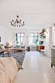 White Painted Floors Claire Brody Designs White Painted Floors Studio Apartment Decorating First Apartment Decorating