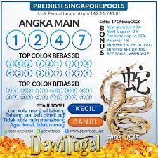 Togel Wap Prediksi Sgp Sabtu 17 Oktober 2020 Kamis Rabu Mainan