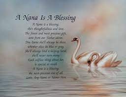 Personalized Nana Poem A Special Gift For Grandmother Nana Poems Nana Quotes Personalized Nana