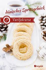 Vaniljekranse Oder Vanillekranze Rezept Herzelieb Rezepte Lebensmittel Essen Rezept Kekse
