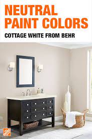 Behr Ultra 1 Gal 13 Cottage White Extra Durable Eggshell Enamel Interior Paint Primer 275001 The Home Depot In 2021 Home Depot Paint Colors White Paint Colors Off White Paint Colors