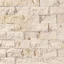 Vanilla Brick Travertine Mosaic Floor Decor Natural Stone Backsplash Kitchen Natural Stone Backsplash White Stone Backsplash