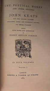 John Keats Poems And Writings Keats John Keats Poems Book Collection