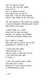 Madisen Kuhn Poem Long Love Poems True Love Poems Longing Quotes