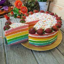 7:53 chalistaa kitchen 46 580 просмотров. Resep Rainbow Cake Kukus 8 Telur Yang Cantik Dan Paling Mudah Dibuat Asahid Tehyung Tutorial