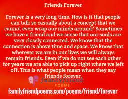 Family Friend Poems Forever Friends Poems Friend Poems Friends Forever Poems