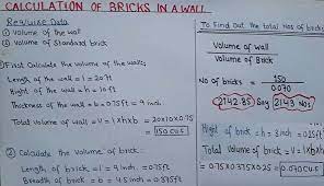 This Construction Video Tutorial Will Teach You In Detail How To Calculate The Total Number Of Bricks In A Wall Brick Calculator Brick Building Construction