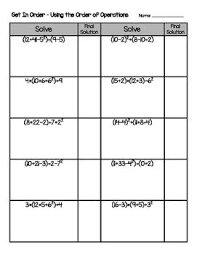 Get In Order Order Of Operations Gemdas Pemdas Order Of Operations Pemdas Reading Classroom