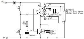 8w Fluorescent Lamp Inverter Circuit Schematic Fluorescent Lamp Fluorescent Circuit