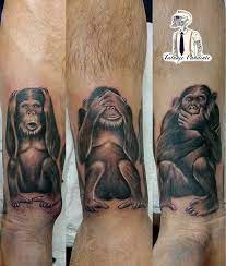 Don T Hear See Speak No Evil Monkey Tattoo Monkey Tattoos Evil Tattoo Tattoos