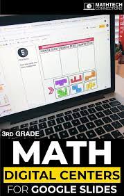 3rd Grade Digital Math Centers Google Slides For Google Drive Free Sample Math 3rd Grade Math Math Centers