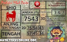 Prediksi Togel Hongkong 08 September 2020 Di 2020 Sydney Buku Gambar 12 Mei