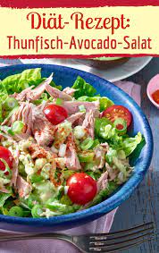 Super Schnell Gemacht Thunfisch Avocado Salat Rezept Avocado Salat Salat Mit Thunfisch Thunfischsalat