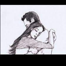 Pencil Sketch Love Couple Is The Best Beautiful Steemit Pop art kissing couple in love.