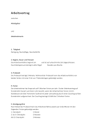 Eine reinigungskraft (auch raumpfleger, reinigung, putzhilfe, putzmann oder putzfrau) ist eine person, die gegen entgelt reinigungsarbeiten durchführt. Arbeitsvertrag Putzfrau Vorlage Stundenlohn Muster Vorlage Ch