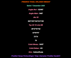 Prediksi Orlando Midday Hari Ini 7 Desember 2020 Sydney Desember Malam