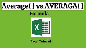Average Vs Averagea Formula In 2020 Microsoft Excel Tutorial Excel Tutorials Programming Tutorial