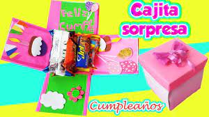 Esta vez, sí que vas a acertar con tu regalo sorpresa!! Cajita Sorpresa Para Cumpleanos Diy Manualidades Youtube