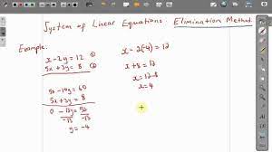 Cxc Csec Maths How To Solve Simultaneous Equations Elimination Method Simultaneous Equations Equations Math