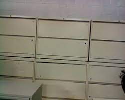 Some file cabinets come with a shallow top drawer for accessories or personal items, with one or two additional larger drawers below intended to fit file material: Refurbished Office File Cabinets Used File Cabinets In Long Island At Furniture Finders