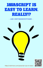 Javascript Is Easy To Learn Really Learn Javascript Educational Software Javascript