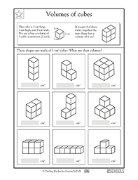 5th Grade Math Worksheets Volume Of Cubes Greatkids Volume Math Volume Worksheets Volume Math Activities