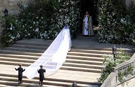 On saturday (may 19), watched by the world, american actress meghan markle walked down the aisle to marry britain's prince harry, sixth in line to the throne. Meghan Markle S Veil Honored Princess Diana Meghan Markle S Wedding Veil
