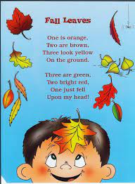 I Love Fall Activities Here Is One We Did With Our First Graders The Pictures Turned Out Sooooo Sweet This I Poetry For Kids Fall Preschool Kids Poems