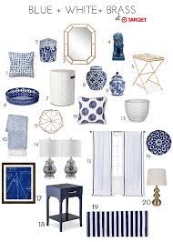 Blue White Accessory Finds At Target Emily A Clark Blue And White Living Room Blue White Decor Home Decor
