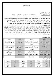 بوكلت اللغة العربية للصف الخامس الابتدائى الترم الاول لمدرسة الكرمة للغات
