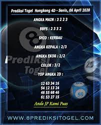 Prediksi Togel Hongkong Senin 06 April 2020 8 Prediksi Togel Di 2020 Manila Oktober Taiwan