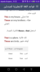منتديات يزيد التعليمية تطبيق اندرويد قواعد اللغة الانجليزية مع الامثلة المترجمة