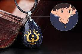 Anime Laputa Castle In The Sky Sheeta Necklace Cosplay Pilot Stone 1 1 Handmade In 2021 Studio Ghibli Jewelry Rock Gifts Castle In The Sky