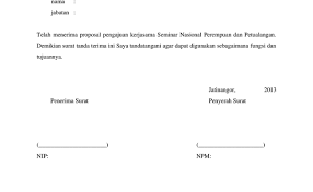 Contoh surat tanda terima dokumen jaminan. Contoh Tanda Terima Dokumen Sederhana Doc Dokumen Pilihan Cute766