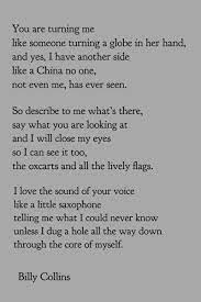 Billy Collins Orient Billy Collins Poetic Quote Poetry Quotes