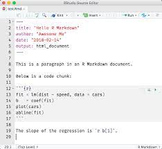 Chapter 2 Basics R Markdown The Definitive Guide