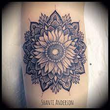 Billie Blossom Tall Beige Midi Dress Sunflower Mandala Tattoo Mandala Tattoo Shoulder Sunflower Tattoo Shoulder