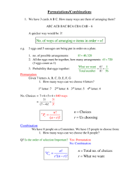 Permutation And Combinations Revision Permutations And Combinations Combination Math Studying Math