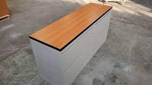 Office file cabinet with safe and 3 drawers suitable for home and office use. Used File Cabinets With Top Long Island