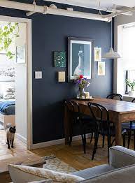 Have A Painting Project Coming Up Here Are 9 Beautiful Navy Blue Paint Colors For Your Home Decor Navy Blue Paint Colors Dark Blue Walls Navy Blue Paint