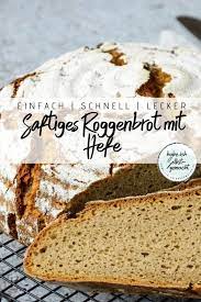 Brot 56 Reines Roggenbrot Ohne Sauerteig Rezept Brot Backen Rezept Einfach Brot Selber Backen Rezept Roggenbrot
