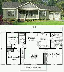 Ranch Style House Plans Are Typically Single Story Homes With Rambling Layouts Open Floor Plans Ranch Style House Plans Floor Plans Ranch Basement House Plans