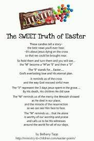 The Sweet Truth Of Easter Easter Poems Easter Story Easter Printables
