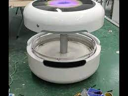 Built With Refrigerator Bluetooth Speakers Led Tabletop Wireless Charging Voice Co Check Out Coosno The Smart Coffee Tab Cofee Table Coffee Table Table